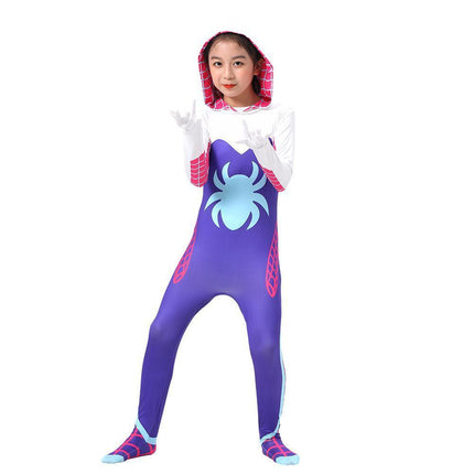 Halloween Costume Children's Boomsuit Headgear Clothes Miles Adult Male Gwen Steel Spider Tight Man