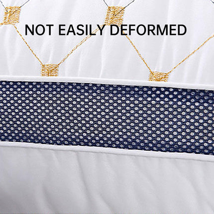 1/2PCS Hotel Style Polyester Fibre Pillow Washable High Rebound Support