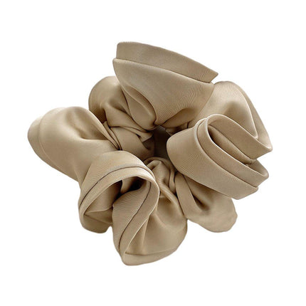 Oversize Large Scrunchies Silk Satin Elastic Hair Hair Bands Rope Tie Ponytail - Aimall