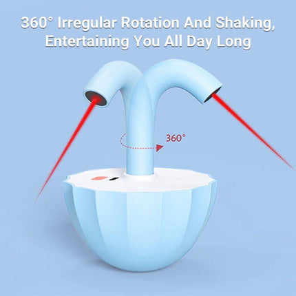 Automatic Self-Amusement Cat Toy Interactive Pet Teaser Toy for Cat Fun Playtime