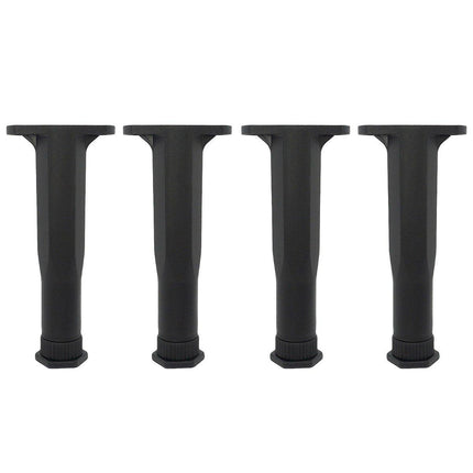 4pcs Adjustable Bed Frame Feet Ribbed Furniture Support Legs Sturdy Foundation