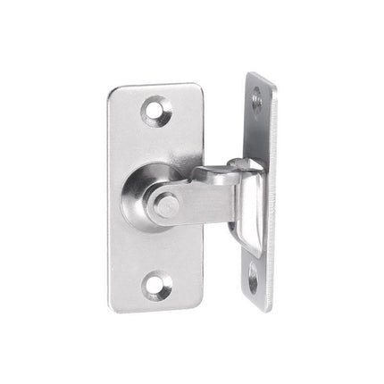 90 Degree Stainless Steel Latch Safety Right Angle Sliding Door Lock Door Hasp - Aimall
