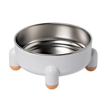 Anti-Tip Stainless Steel Dog Bowl Pet Basin for Dogs Cats Durable Feeding Dish