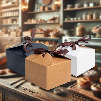 Premium Bakery Boxes: Elegant & Durable Cake Packaging - Multi-Color Options