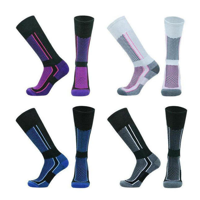 Men Women Long Warm Breathable Ski Socks Thicken Winter Sports Socks Au Stock - Aimall