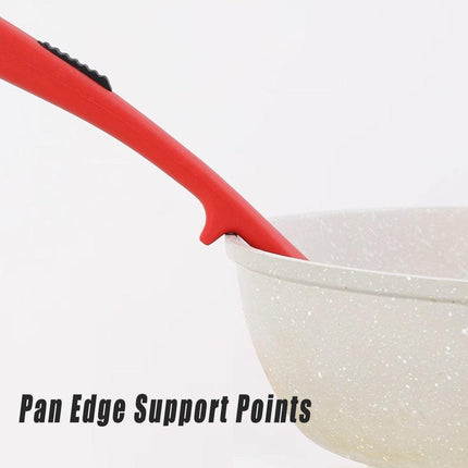 2PCS Silicone Heat Resistant Flexible Cooking Forks Dishwasher Safe Kitchen