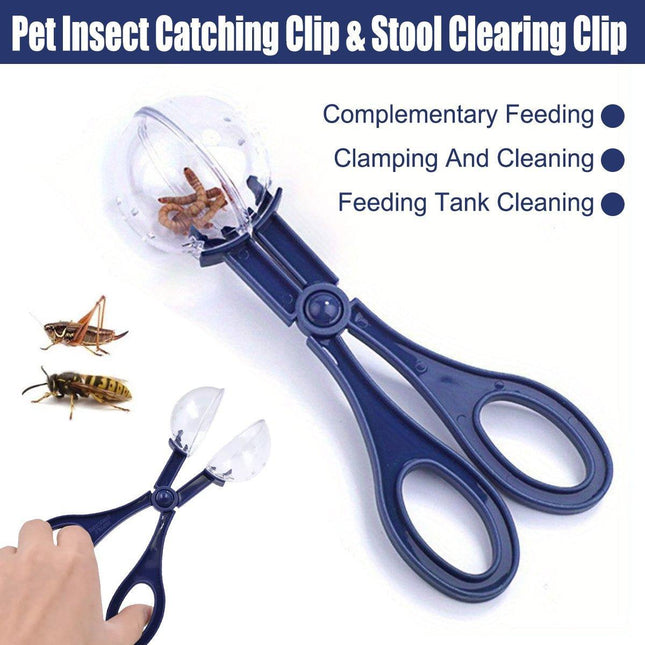 Pet Insect Catching Clip and Poop Clearing Tool for Easy Cleanup and Care