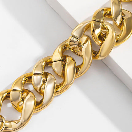 Punk Hip Hop Twist Thick Chain Bracelet Fashion Jewellery Trendy