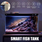 Smart Remote Control Fish Tank with Automatic Feeding for Living Room Aquarium