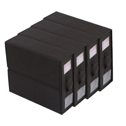 4pcs Simple Pure Colour Storage Boxes Organizer Home Office Storage Solution