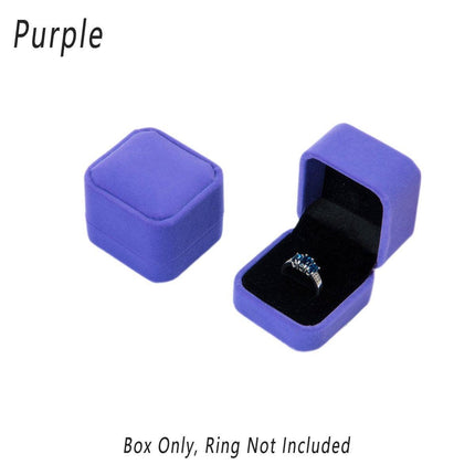 10X Flannel Ring Jewelry Earring Ring Jewelry Boxes Exquisite Gift Organizer