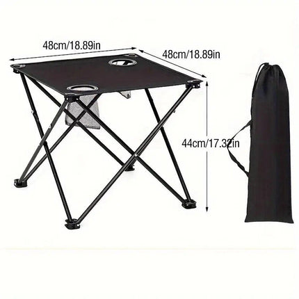 Portable Oxford Cloth Camping Folding Table Chair Waterproof Outdoor BBQ Fishing
