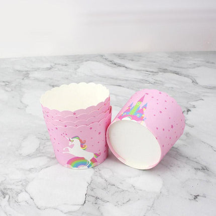 500pcs Colorful Cupcake Muffin Baking Cups Greaseproof Nonstick Paper Liners