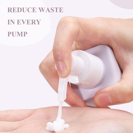 5Pcs 250ml Plastic Empty Lotion Pump Bottles Shampoo Container Dispenser PE Pump