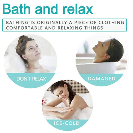 Non-Slip Bath Mat with Cushion Support Universal Bathroom Mat