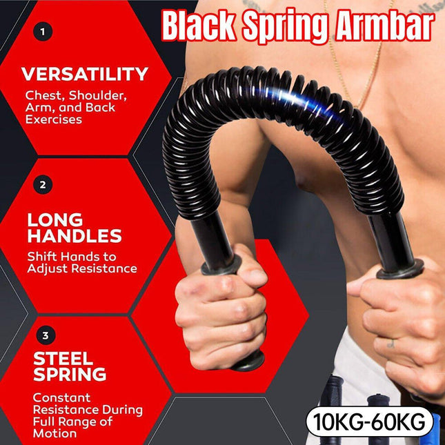 Spring Arm Power Rod Grip Puller Home Fitness Equipment for Strength Training