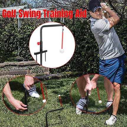 Golf Swing Training Aid Professional Indoor Outdoor Practice Tool for Beginners