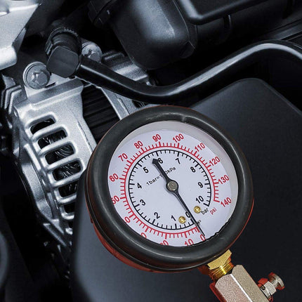 12pc Engine Oil Pressure Testing Gauge Diagnostic Auto Tool Set Kit Tester