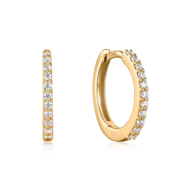 Korean Style Round Earrings for Women Fashion All Matching Buckle Jewelry