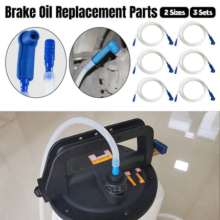 3X Brake Hose Car Brake Bleeder Hose Brake Oil Bleeder Oil Replacement Tool