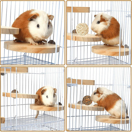 Hamster Parrot Play Stand Jump Platform Squirrel Cage Accessories Gear Pet Toy - Aimall