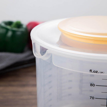 2.5L Plastic Measuring Cup with Lid Baking Measuring Cups with Scale for Home