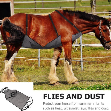 Horse Belly Cover Fly Mosquito Protection Anti Scratch Guard Netting Bag