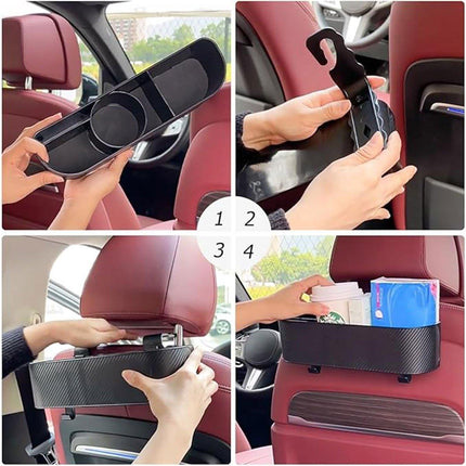 Backrest Hanging Storage Box Multifunctional Car Organizer for Accessories