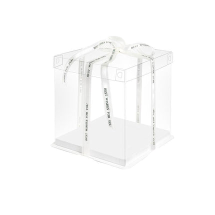 20 PCS Clear Treat Box Box Portable Cake Display Transparent Birthday Cake - Aimall