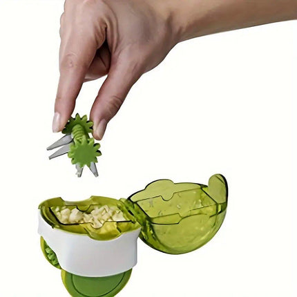 Push Garlic Crusher Roller Garlic Presser Slicer Garlic Mincer Kitchen Tool