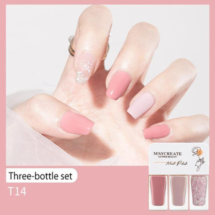 Fashion 11 Styles 3 in 1 One Step Gel Nail Polish Quick Drying Gel Varnish 12ml - Aimall