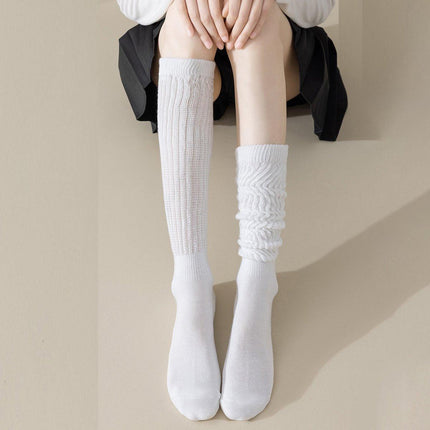 3Pairs Warm Calf Socks Stack Stockings Winter Fall Over Knee High Thick Socks Set