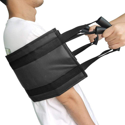 Black Leather Support Cushion for Elderly Bedridden Disabled Backrest Waist Pad