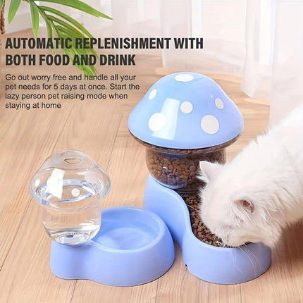 Cat Bowl Pet Feeding Bowl Double Dog Food Water Bowl for Cats and Dogs Feeding