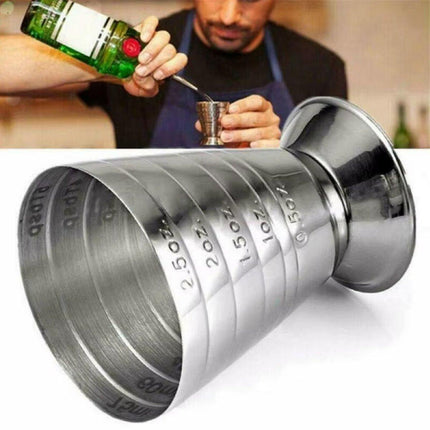 75ml Stainless Steel Bartending Measuring Cup Multifunctional Cocktail Jigger
