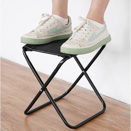 Portable Outdoor Folding Stool Travel Camping Fishing Small Foldable Chair Mat