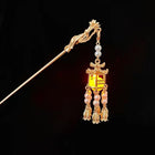 Flower Lantern Fringe Hairpin Hanfu Hair Accessories Vintage Chinese Hair Stick