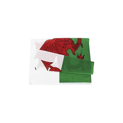 Large Wales Welsh Flag Heavy Duty Outdoor 90 X 150 CM - 3ft x 5ft - Aimall