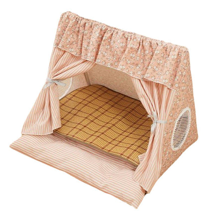 Cat Tent Pet Kennel Dog House Bed Removable Washable Foldable Comfortable Design