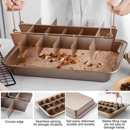 Non Stick Square Baking Pan Cake Mold Durable Kitchen Baking Tools for Home Use