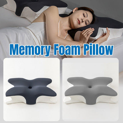 Memory Foam Butterfly Pillow Neck Support Slow Rebound Cervical Pillow