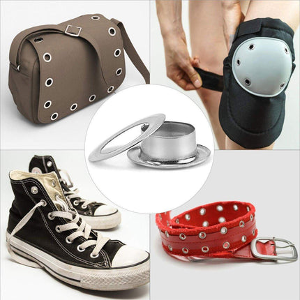 200 Sets 12mm Copper Metal Eyelet Grommet Tent Tarp Tool Tarpaulin Installation