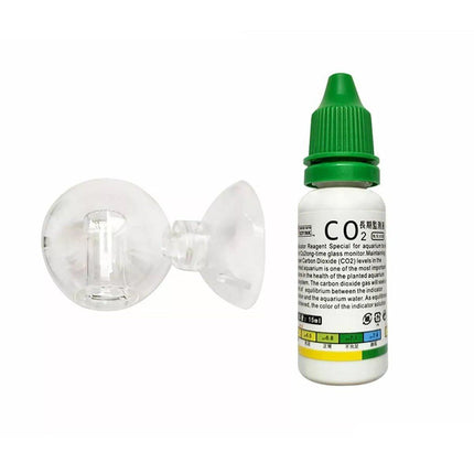 Aquatic CO2 Drop Checker Glass Aquarium Monitor Kit Accurate Fish Tank Tester