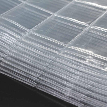 10PCS 30 Pockets Coin Holders Folder Pages Collection Album Storage Book Sleeve - Aimall