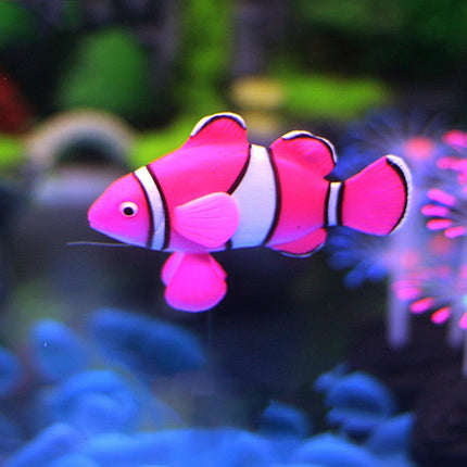 2PCS Artificial Betta Fish Aquarium Decorations Silicone Floating Moving Fish