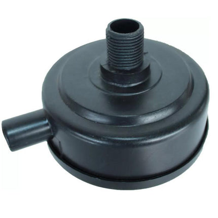 2 PCS Compressor Male Threaded 20mm Air Intake Silencer Filter Black Shell - Aimall