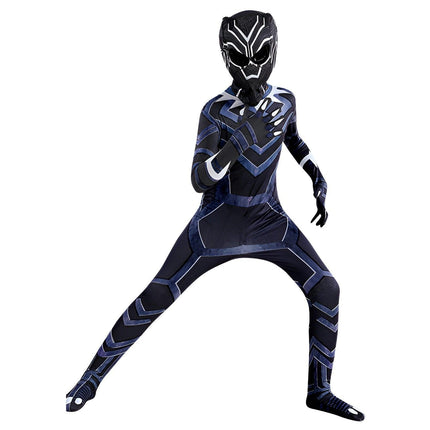 Anime Movie Same Cosplay Halloween Children's Adult Leotard Headwear Deadpool Black Panther