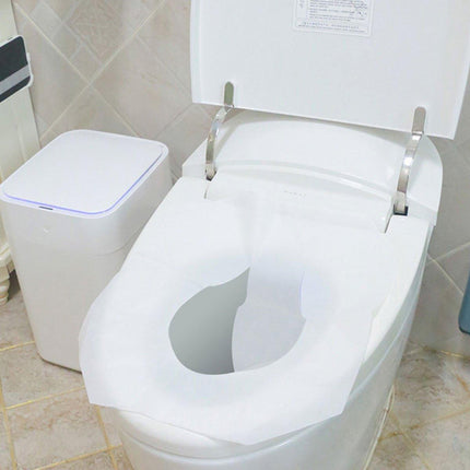 2PCS Travel Disposable Toilet Seat Covers Soluble Paper For Hotel Household Use
