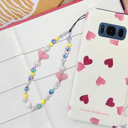 Mobile Strap Phone Charm Beads Chain Jewelry Crystal Stone Anti-Lost Lanyard - Aimall