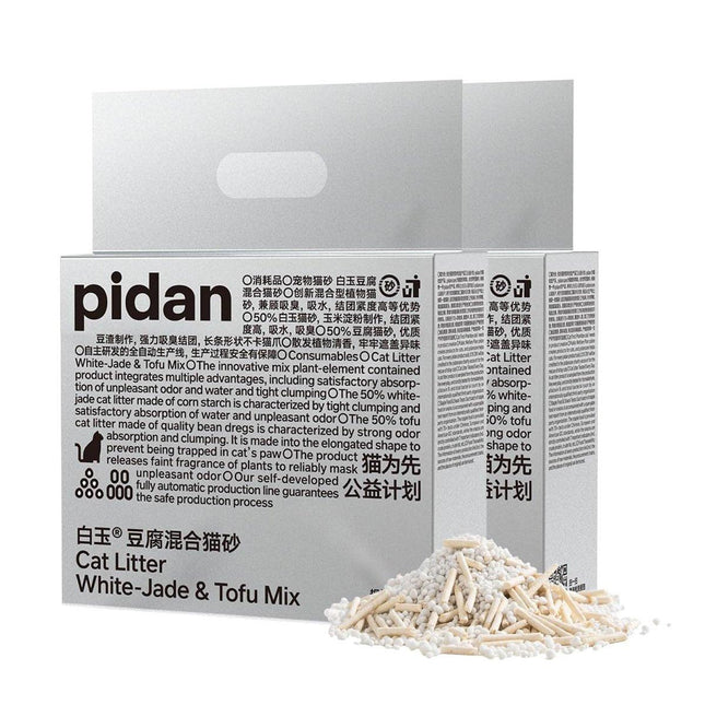 Pidan Corn starch Tofu Mixed Cat Sand 4 Pack